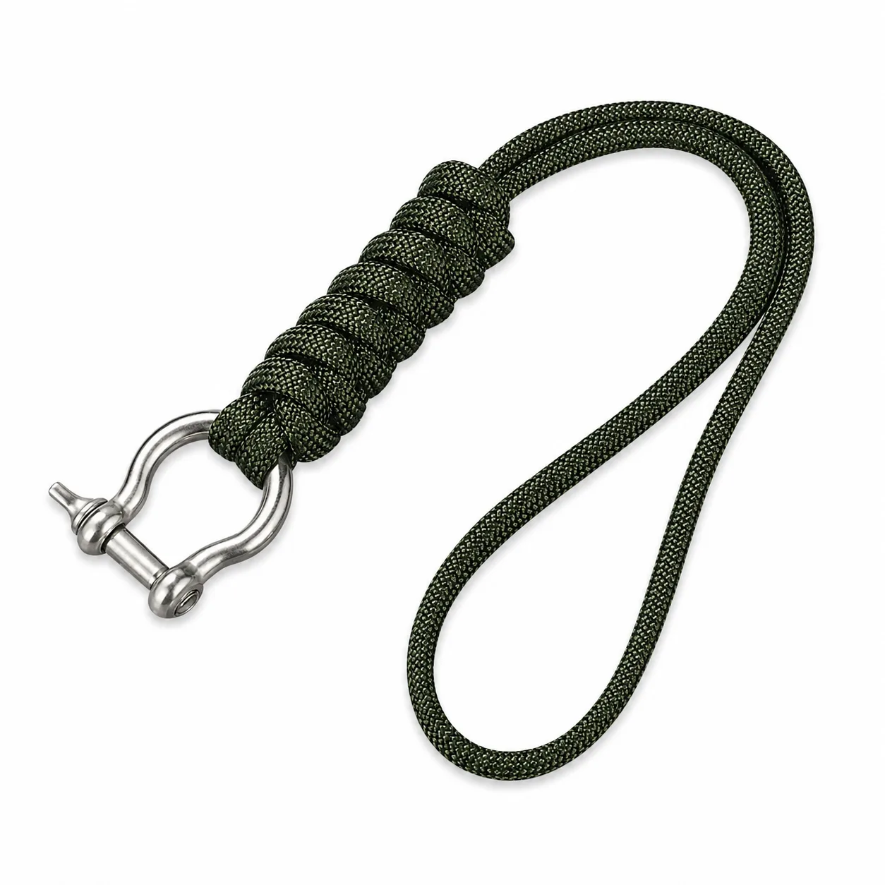 keycord harpsluiting donkergroen 1 keycord harpsluiting donkergroen