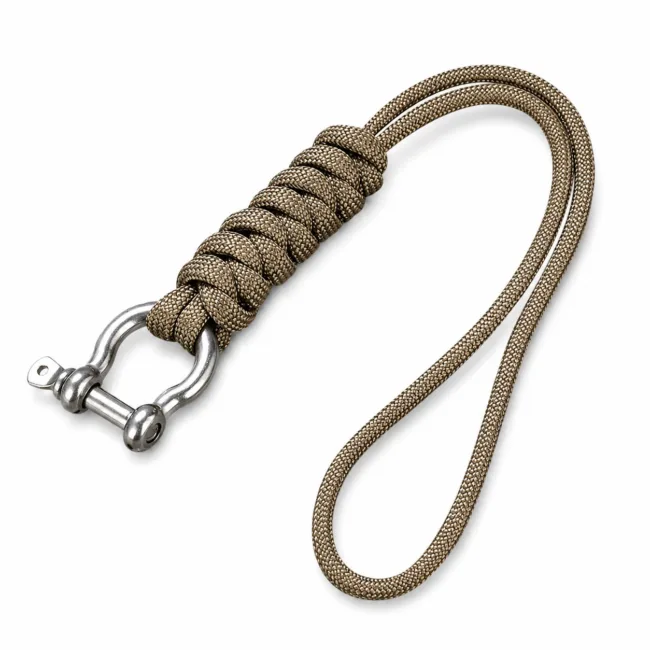 keycord harpsluiting khaki