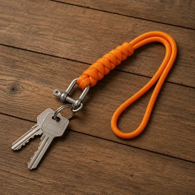 keycord harpsluiting oranje
