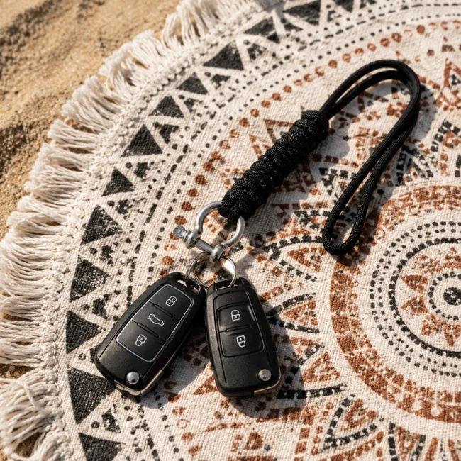 keycord harpsluiting zwart