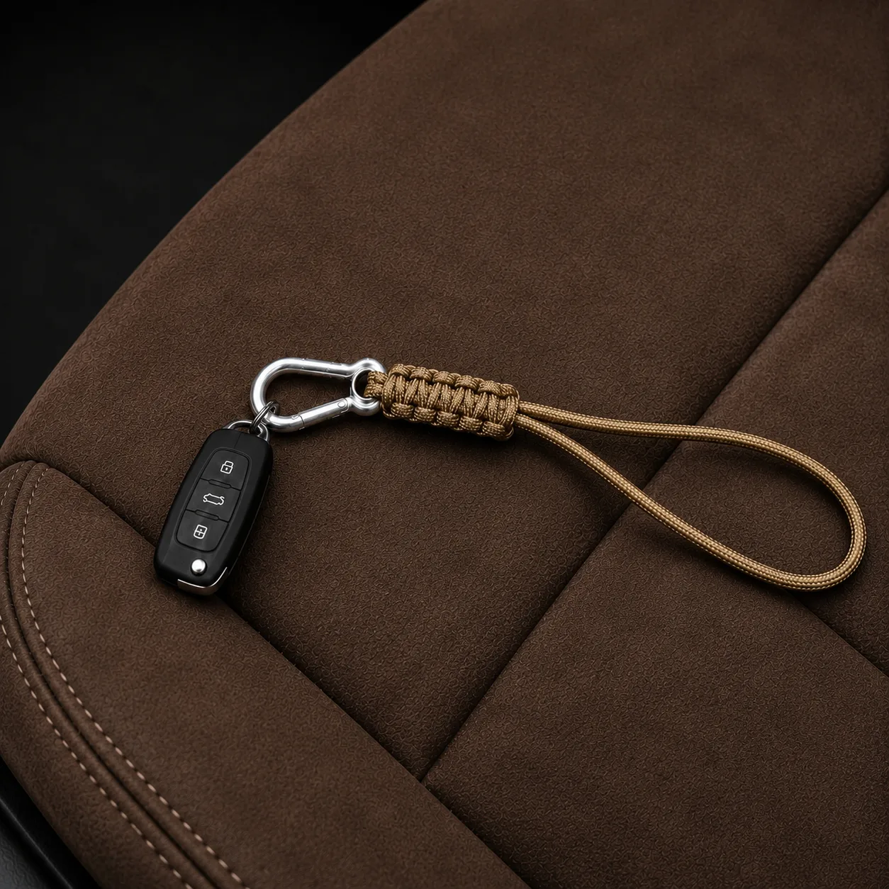 keycord karabijnhaak khaki 3 keycord karabijnhaak khaki