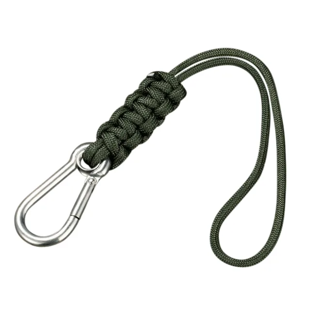 Keycord Karabijnhaak Legergroen