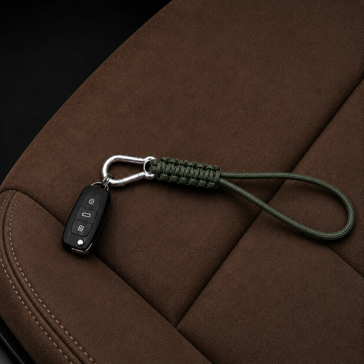keycord karabijnhaak legergroen 2 keycord karabijnhaak legergroen