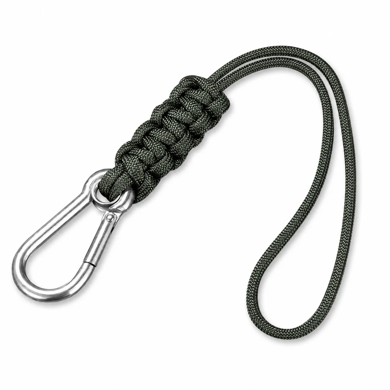keycord karabijnhaak legergroen 1 keycord karabijnhaak legergroen