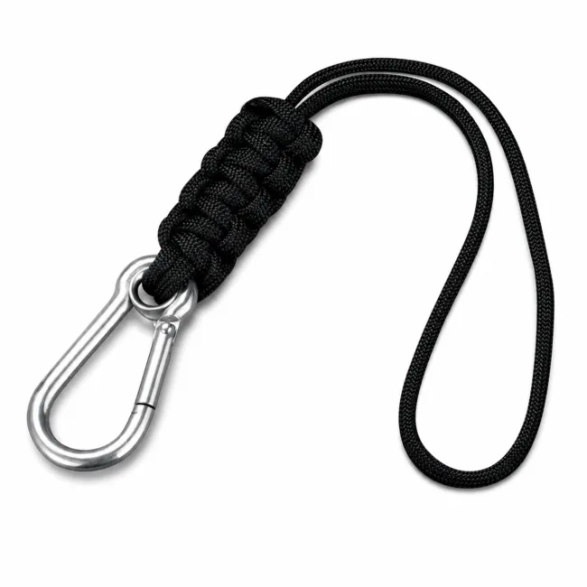 keycord karabijnhaak zwart