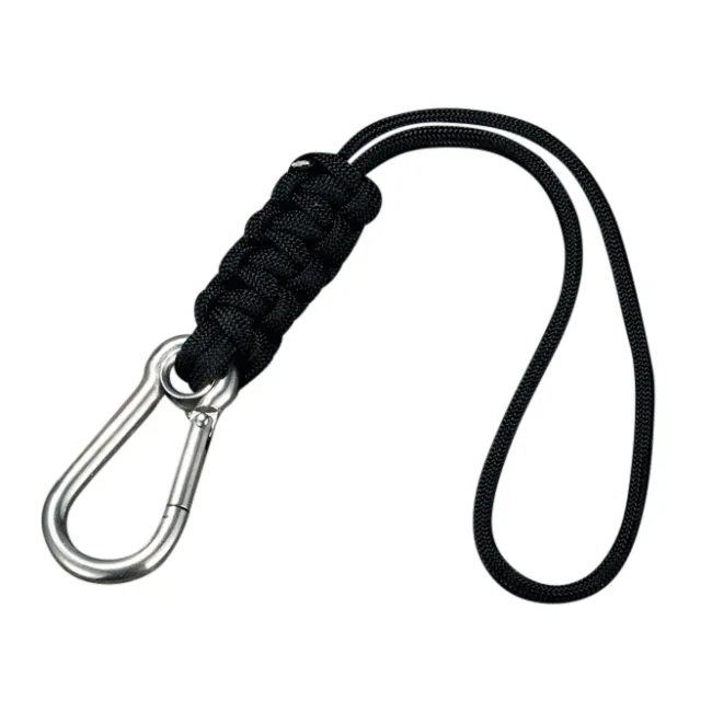 Keycord Karabijnhaak Zwart