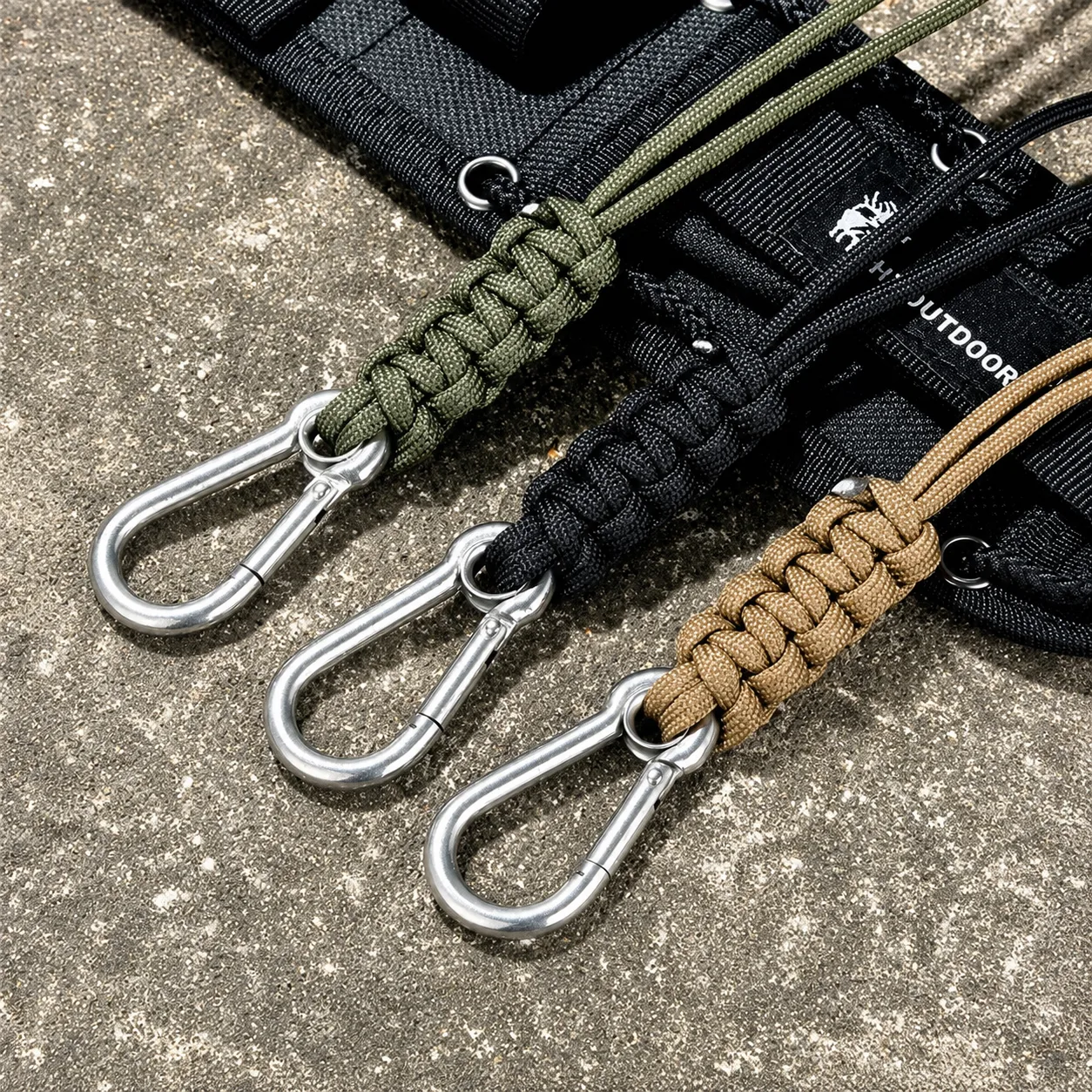 keycord karabijnhaak zwart 5 keycord karabijnhaak zwart