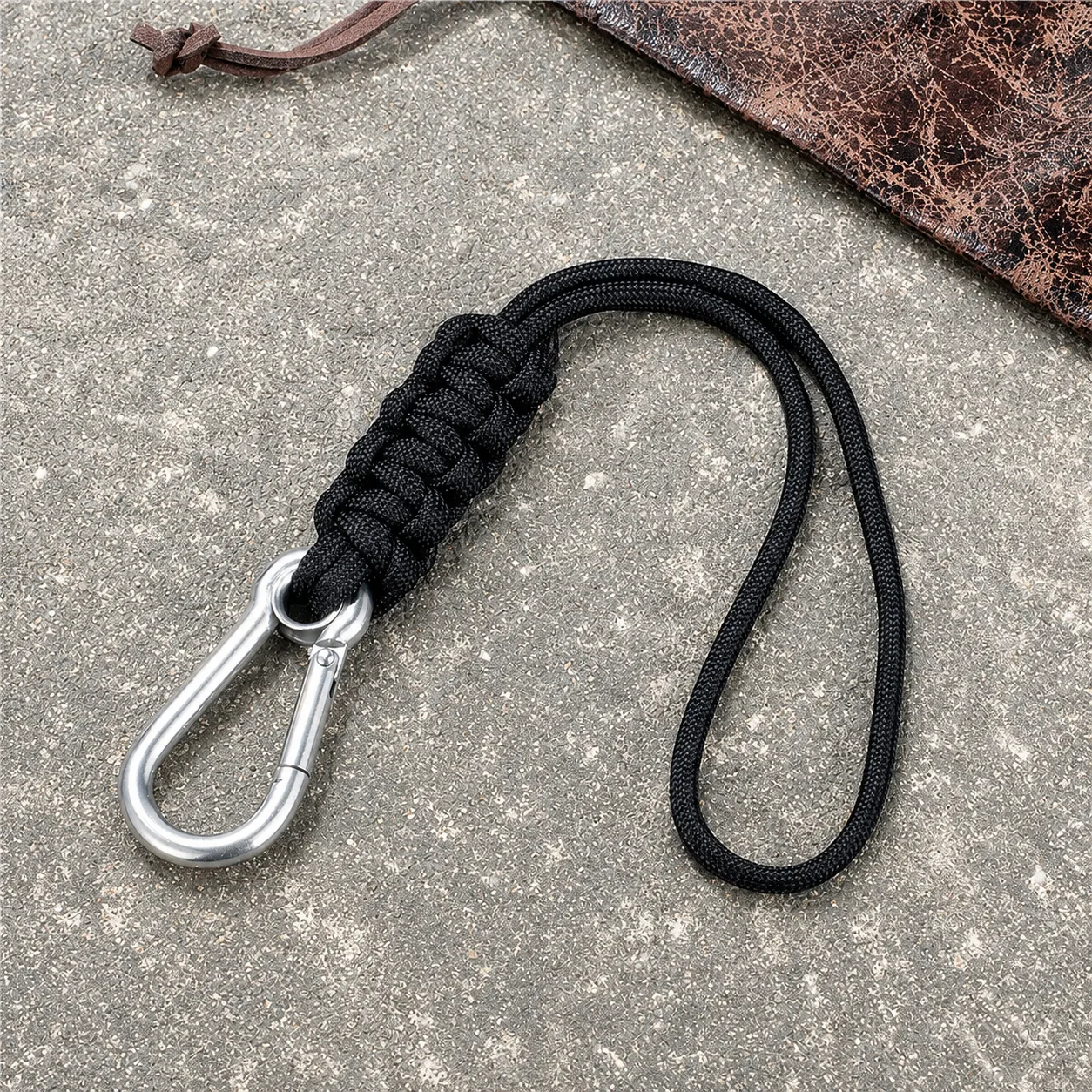 keycord karabijnhaak zwart 4 keycord karabijnhaak zwart
