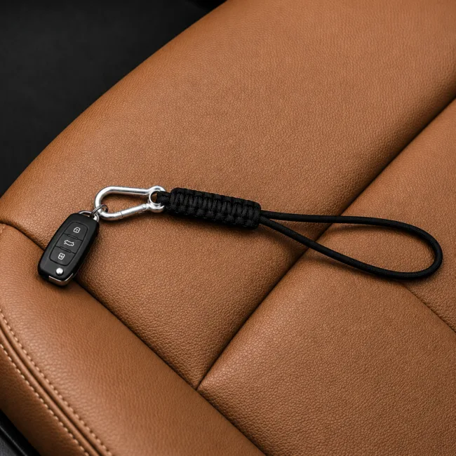 keycord karabijnhaak zwart