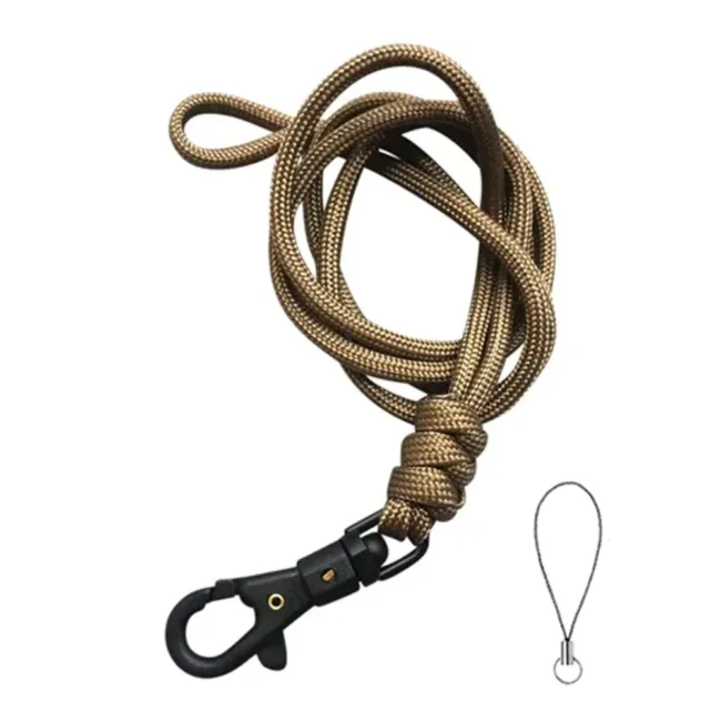 Keycord Khaki Geknoopt