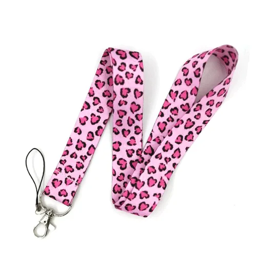 keycord pink leopard
