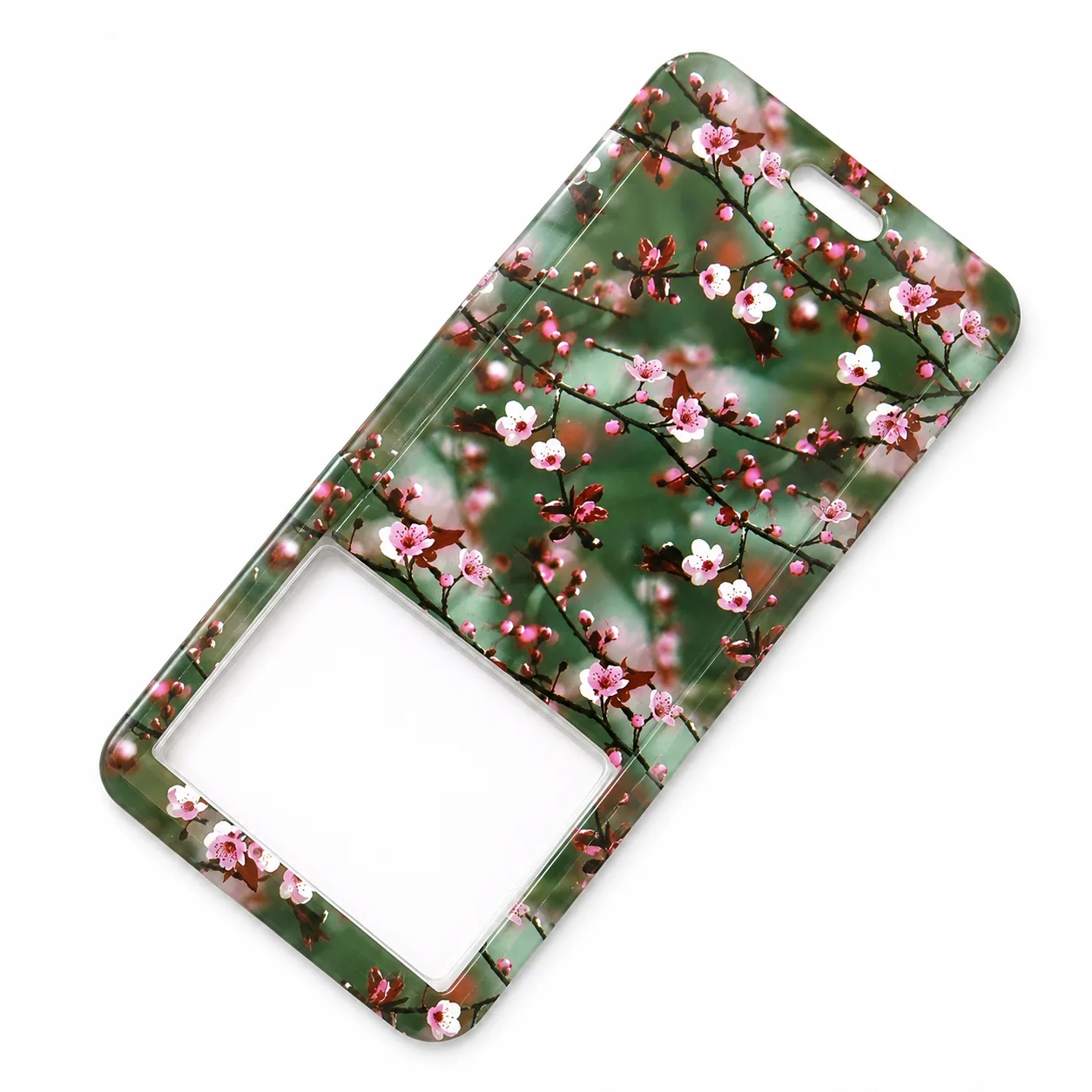 keycord met pashouder cherry blossom grey 6 keycord met pashouder cherry. blossom grey