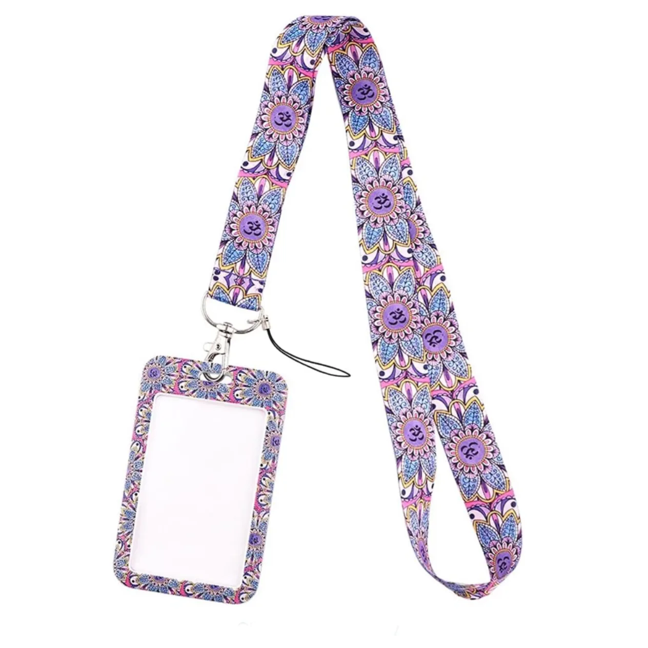 keycord met pashouder mandala 1 keycord met pashouder mandala