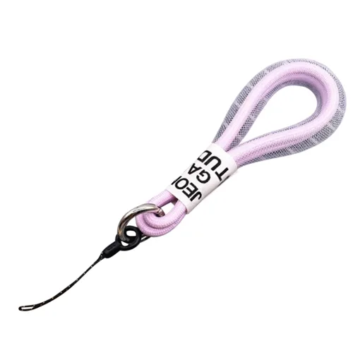 Keycord Neon Paars-Grijs