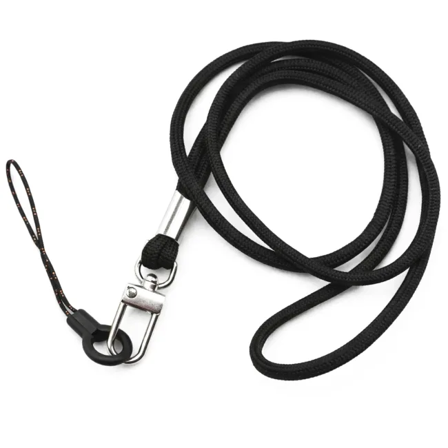 keycord nylon zwart