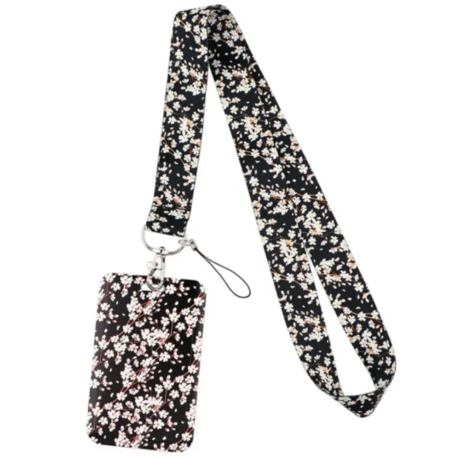 Keycord met Pashouder Bloesem