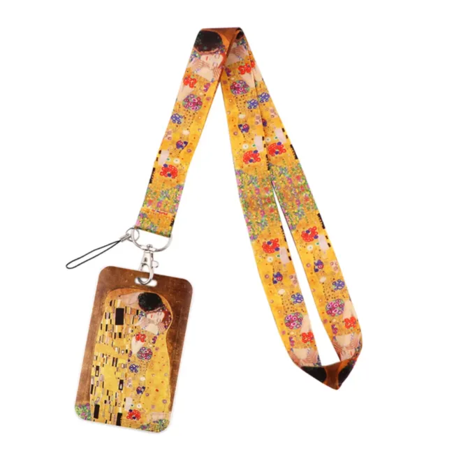 keycord met pashouder Gustav Klimt