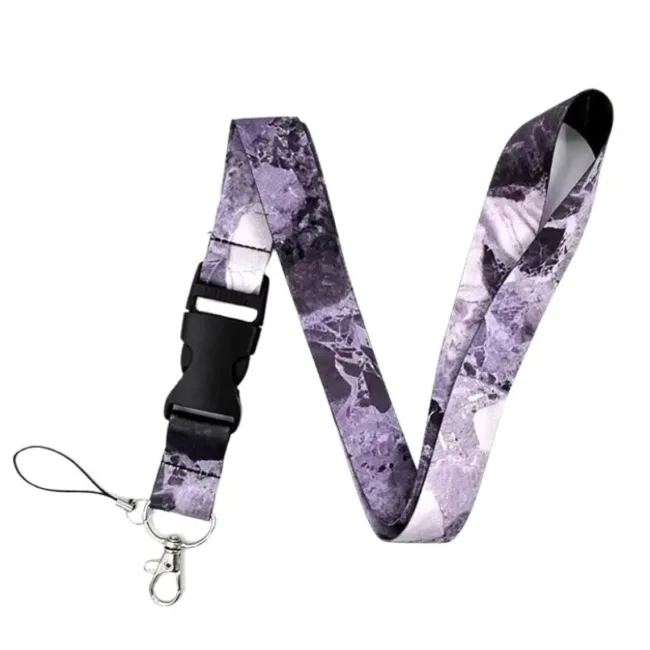 Keycord Purple Marble