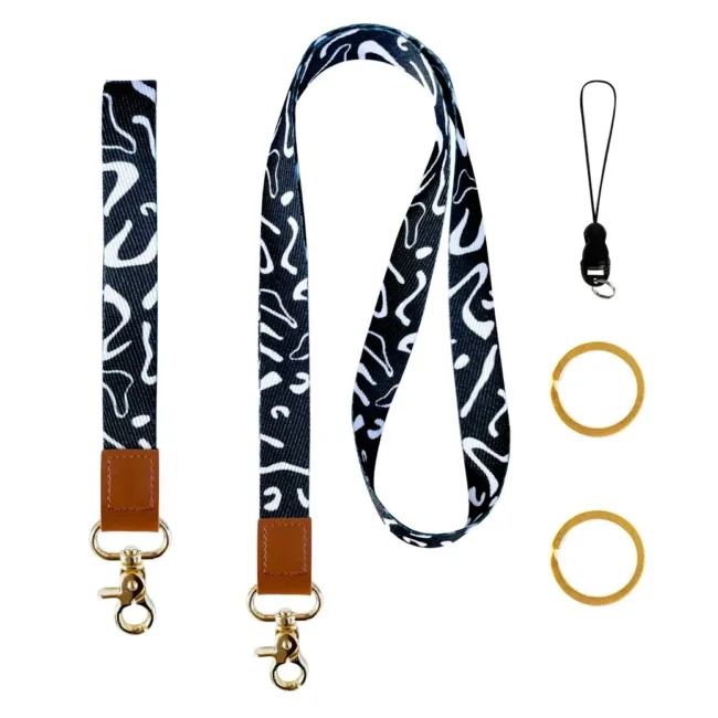 Keycord Set Zwart-Wit