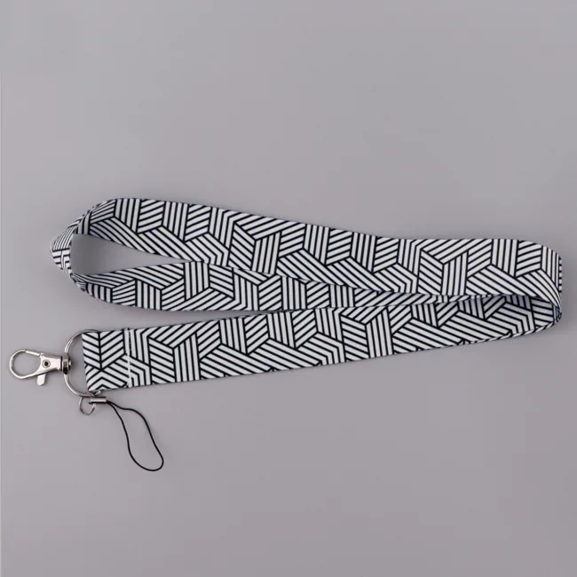 keycord strepen zwart wit