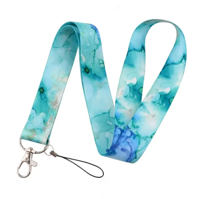 keycord watercolor turquoise