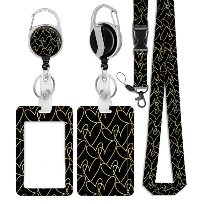 Pashouder Set Hartjes Goud 4-Delig