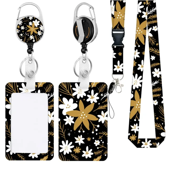 Pashouder Set Bloemen Goud