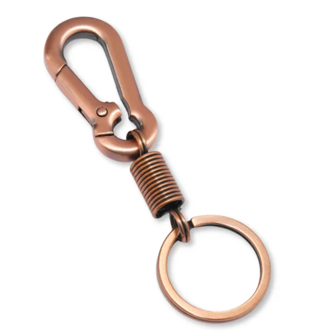 vintage sleutelhanger mat koper s