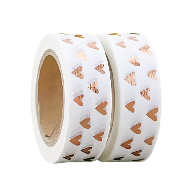 washi tape gouden hartjes