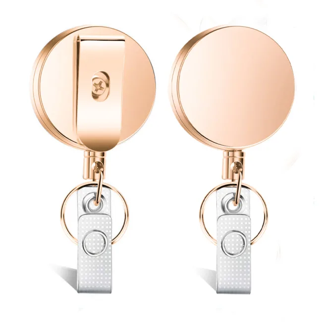 pashouder RVS rosè goud