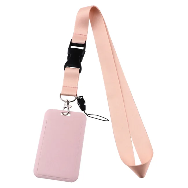 keycord met pashouder baby roze