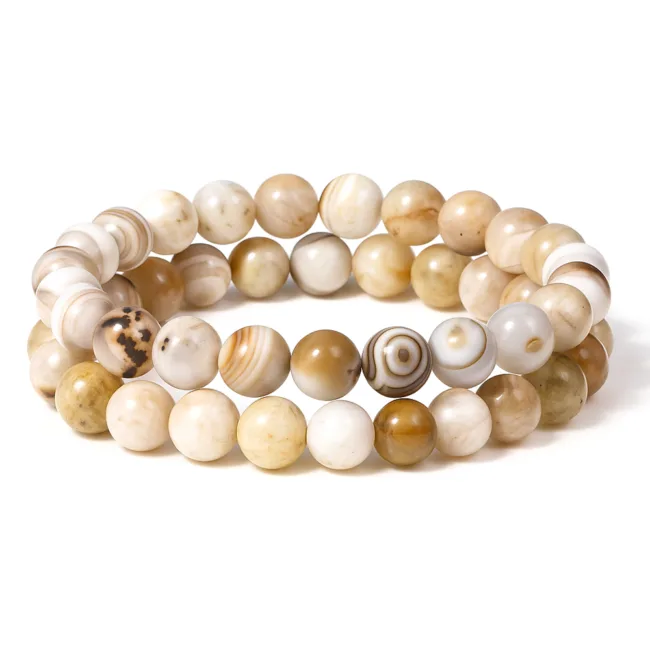 armbanden set van 2 Agaat