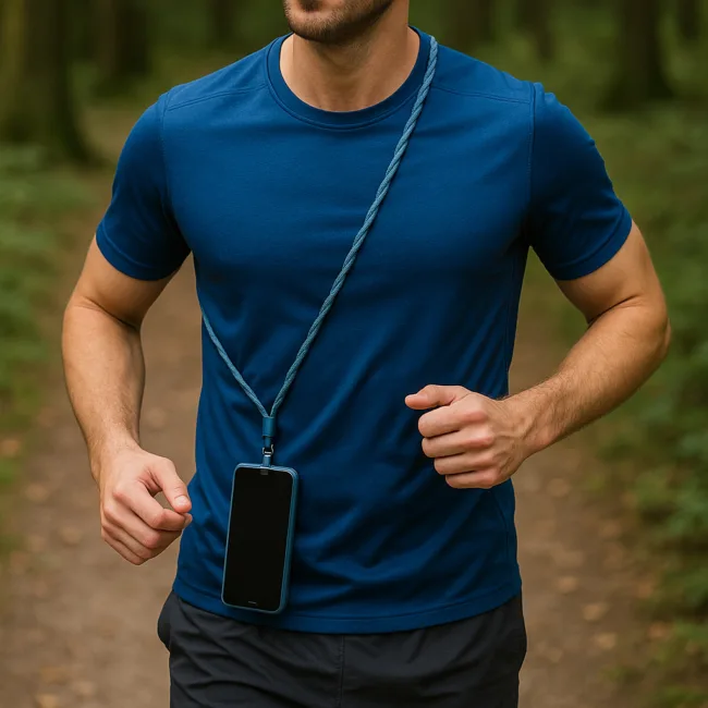 telefoocord xl twisted blauw