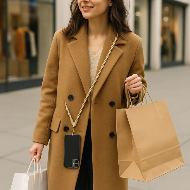 telefooncord xl twisted crème