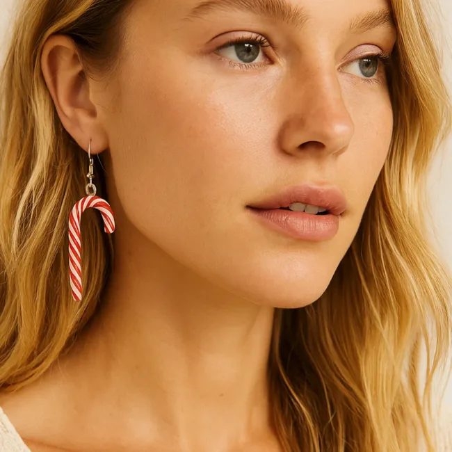 oorbellen candy cane