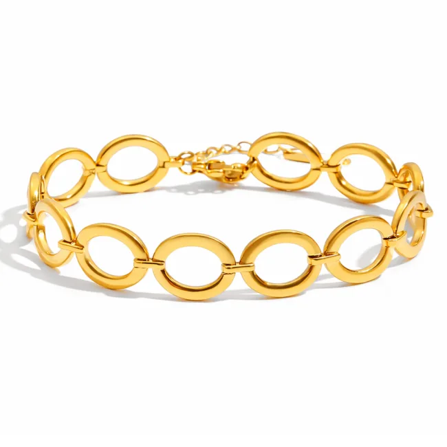 aurora oval chain armband