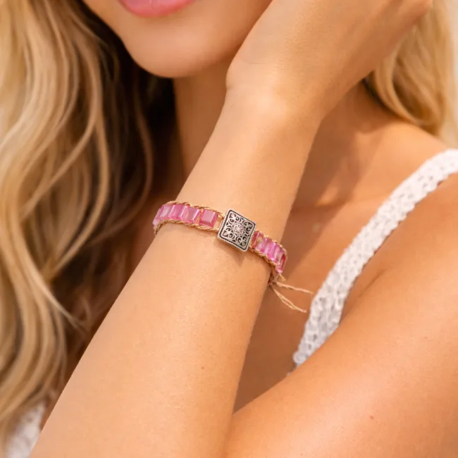 gevlochten armband edelsteen agaat