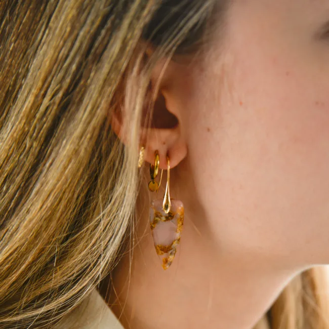 oorbellen blush pendant