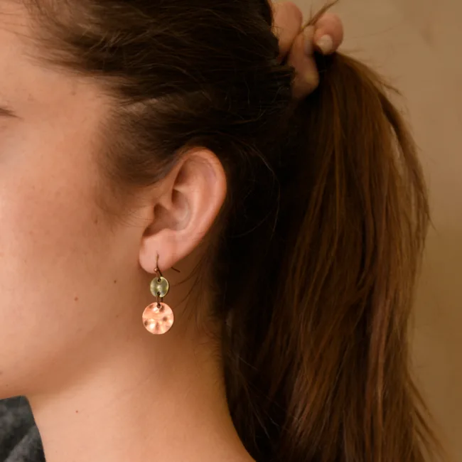 oorbellen sally goud-brons