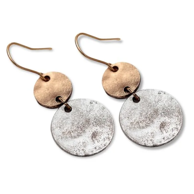 oorbellen Sally zilver-goud