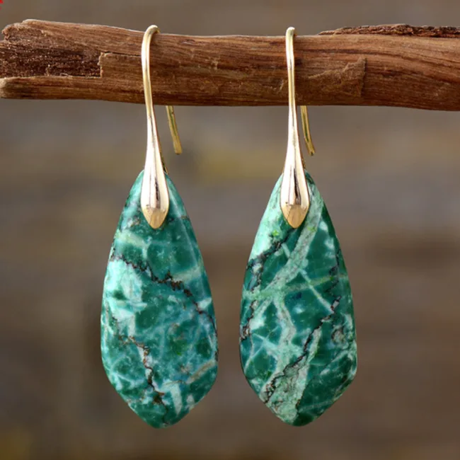 oorbellen turquoise drop