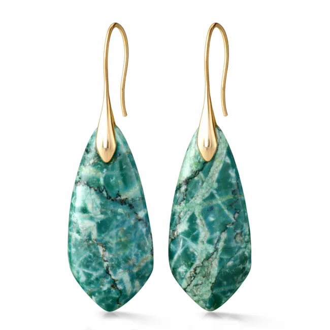 oorbellen turquoise drop