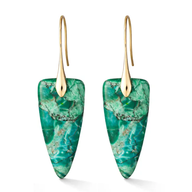 oorbellen turquoise pendant