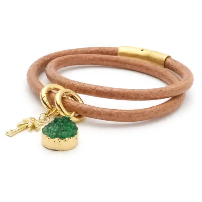 wikkelarmband agaat palm