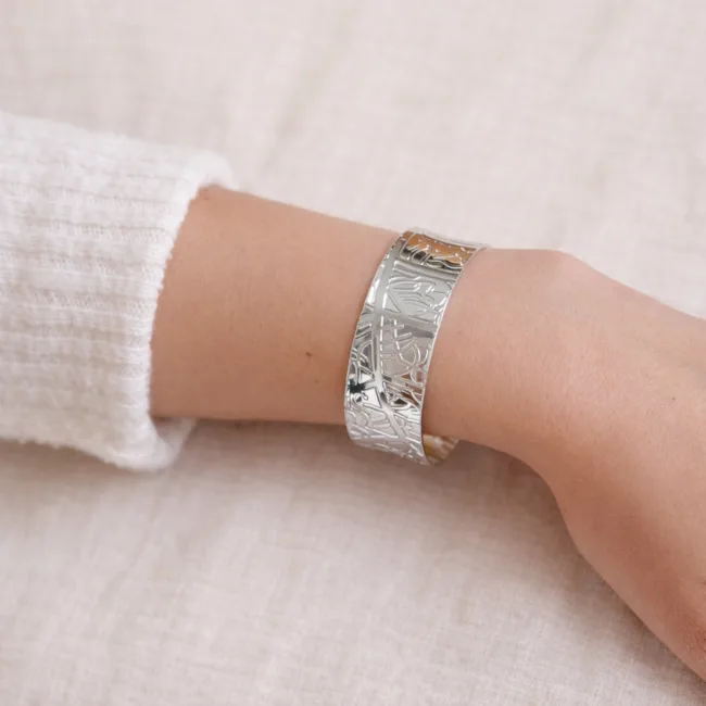 armband silver rebel