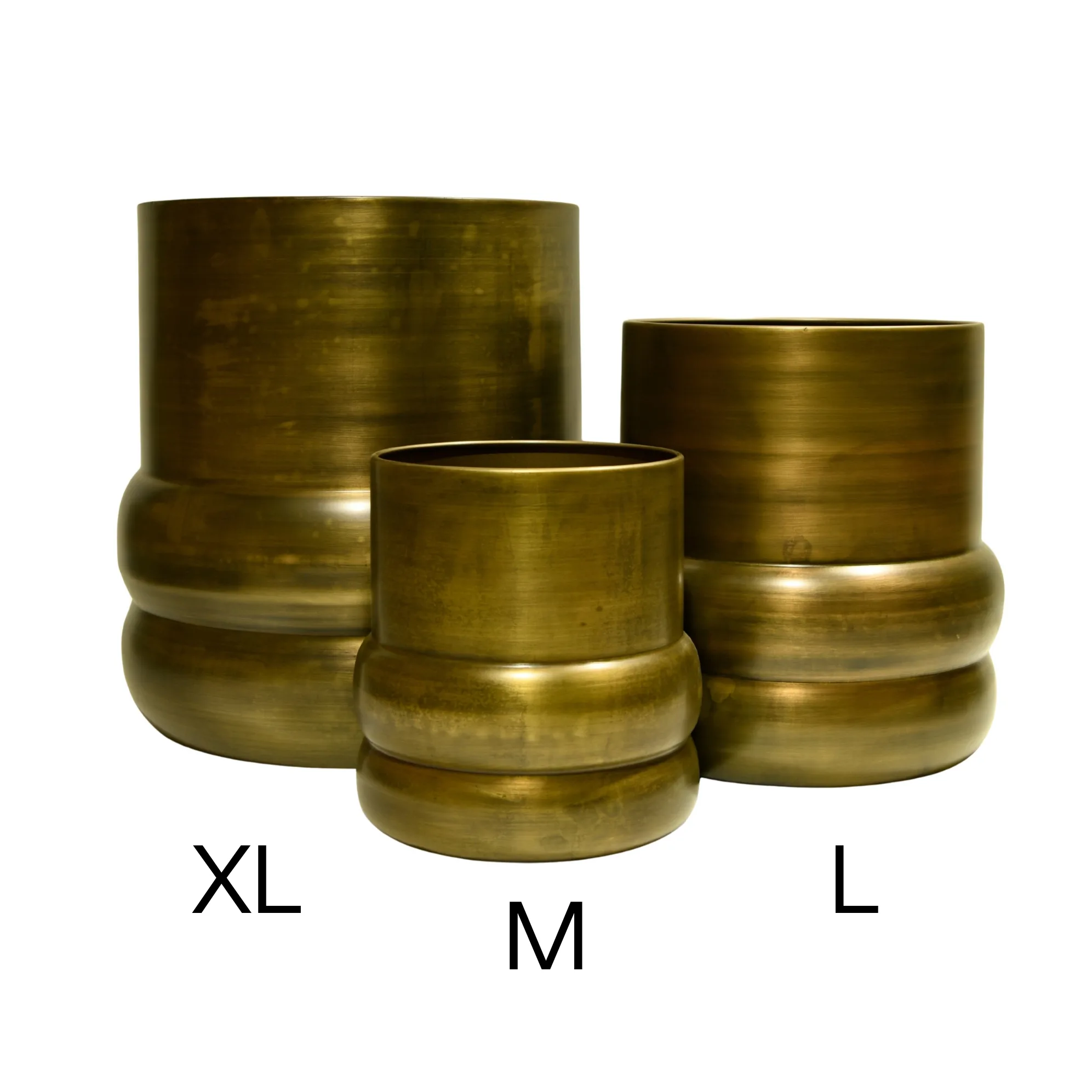 bloempot sempre vintage koper xl 3 bloempot sempre xl