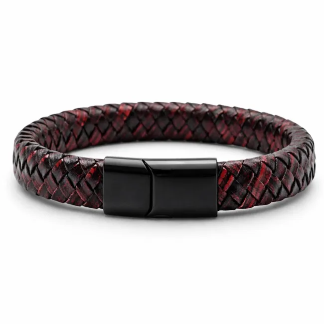 herenarmband River Vintage Bruin