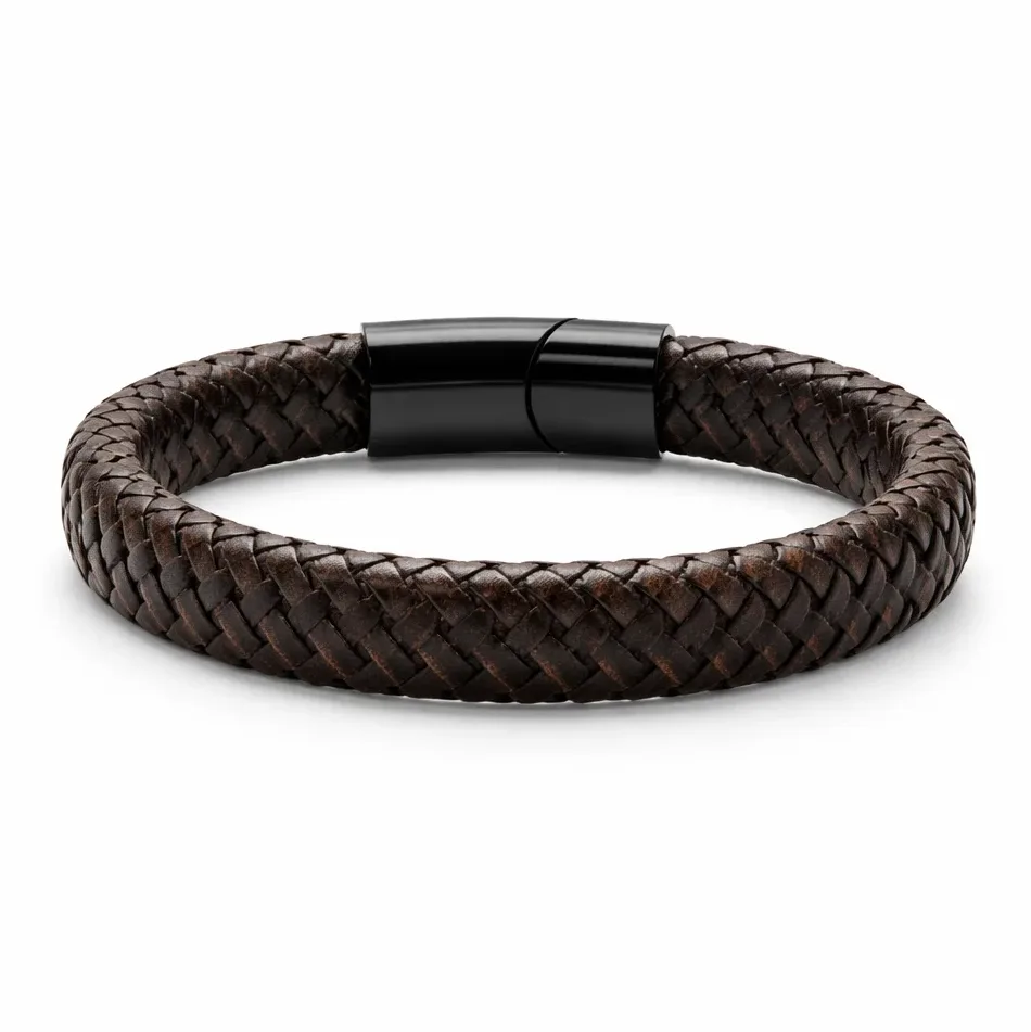 herenarmband river vintage donkerbruin 5 herenarmband river vintage donkerbruin