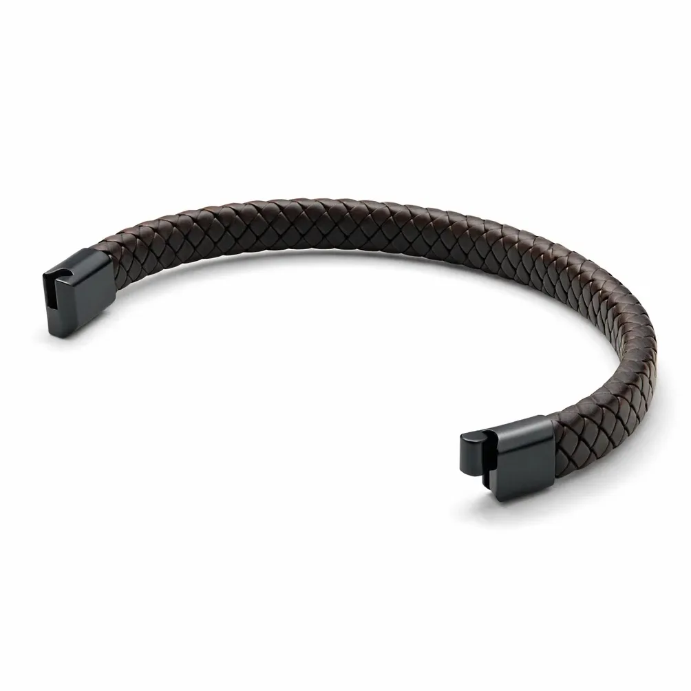 herenarmband river vintage donkerbruin 4 herenarmband river vintage donkerbruin