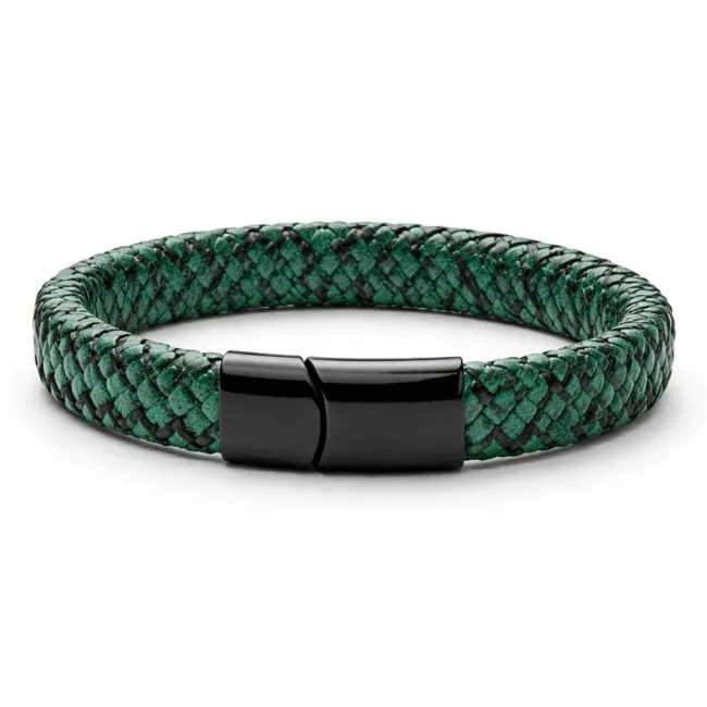 herenarmband River vintage petrol
